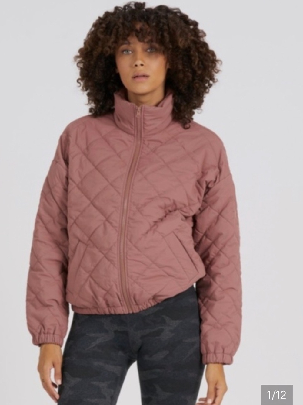 Vuori Echo Insulated Bomber in Terracotta M